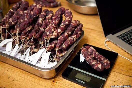 Замоўлены наклад каўбасы Замоўлены наклад каўбасы