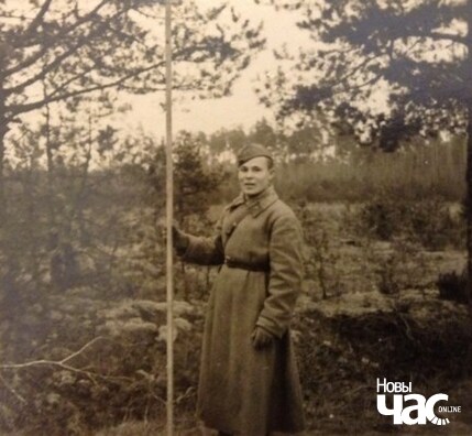 Савецкі жаўнер на новай мяжы з Германіяй Савецкі жаўнер на новай мяжы з Германіяй