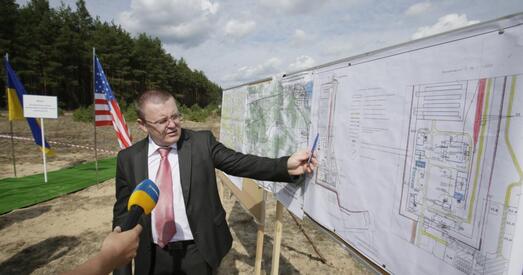 Украіна будуе каля мяжы з Беларуссю сховішча адпрацаванага ядзернага паліва