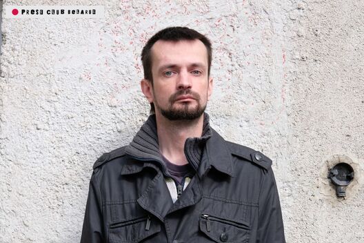 Генадзь Мажэйка. Фота: Press Club Belarus Генадзь Мажэйка. Фота: Press Club Belarus