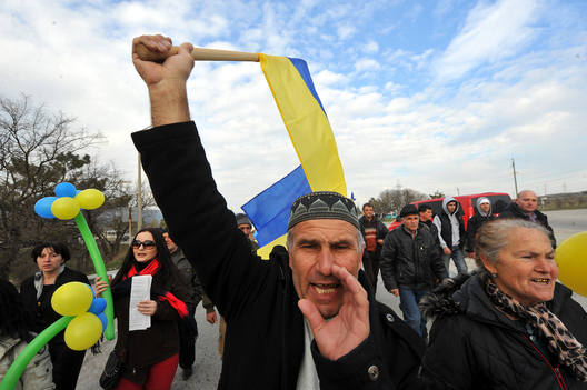 Большасць палітвязняў у Крыме цяпер — крымскія татары. Фота: Getty Images Большасць палітвязняў у Крыме цяпер — крымскія татары. Фота: Getty Images