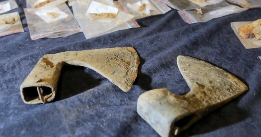 На месцы Грунвальдскай бітвы адкапалі баявыя сякеры