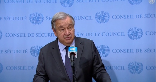 Антоніу Гутэрыш: прызнанне Расіяй «ЛНР» і «ДНР» супярэчыць Статуту ААН