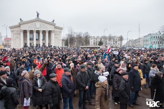 Марша недармаедаў у Гомелі 19 лютага Марша недармаедаў у Гомелі 19 лютага