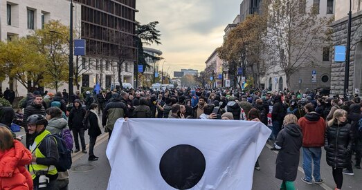 Грузія: Сілавікі разагналі «палатачную акцыю» ля Тбіліскага ўніверсітэта