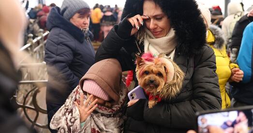 З-за вайны Украіну пакінула 1,45 мільёна чалавек