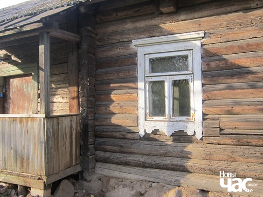 Хатка ў вёсцы Аксаміты, адкуль забралі Мацвея Купрыянавіча і дзе жыла сям'я Хатка ў вёсцы Аксаміты, адкуль забралі Мацвея Купрыянавіча і дзе жыла сям'я