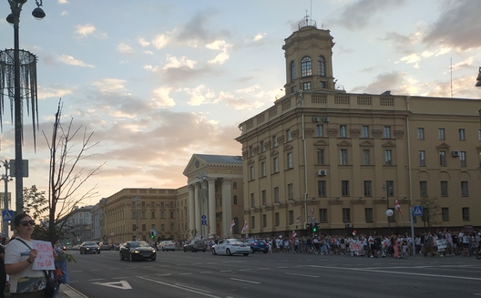 Пратэставая акцыя каля КДБ Пратэставая акцыя каля КДБ