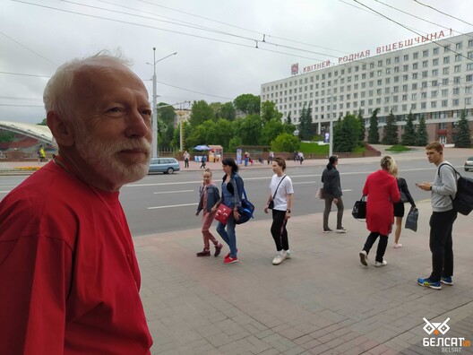 Віцебскі актывіст Барыс Хамайда. Фота: «Белсат» Віцебскі актывіст Барыс Хамайда. Фота: «Белсат»