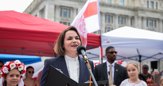 Святлана Ціханоўская сустрэлася ў Вашынгтоне з беларускай дыяспарай (шмат фота)