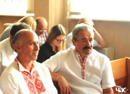 Генадзь Фядыніч (справа). Фота Мікалая Дзядка Генадзь Фядыніч (справа). Фота Мікалая Дзядка