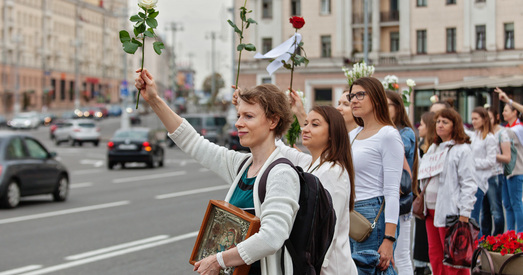 Ланцуг салідарнасці ў цэнтры Мінска (фота, відэа, дапоўнена)