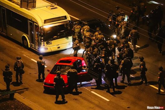 Мінск, Пушкінская, 10 жніўня 2020 года. Фота: «Наша Ніва» Мінск, Пушкінская, 10 жніўня 2020 года. Фота: «Наша Ніва»