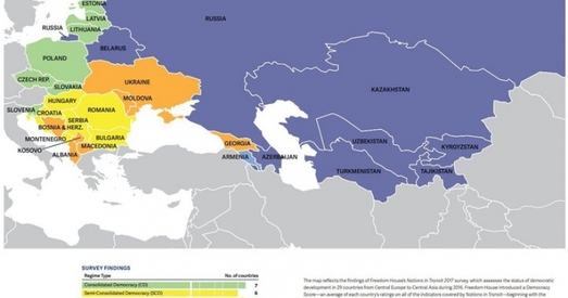 Freedom House уключыла Беларусь у спіс несвабодных «закаранелых аўтакратый»