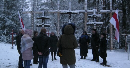 У Курапатах ушанавалі памяць ахвяраў камуністычных рэпрэсій