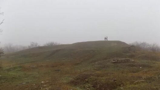 Дзедаў курган. Фота Данецкі абласны краязнаўчы музей Дзедаў курган. Фота Данецкі абласны краязнаўчы музей