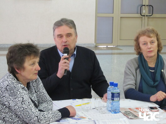 Удзельнікі сустрэчы з беларускага і ўкраінскага бакоў Удзельнікі сустрэчы з беларускага і ўкраінскага бакоў