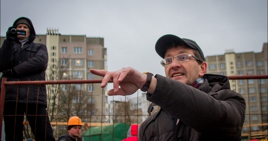 Алеся Лагвінца зноў аштрафавалі за акцыю ў абарону Курапатаў