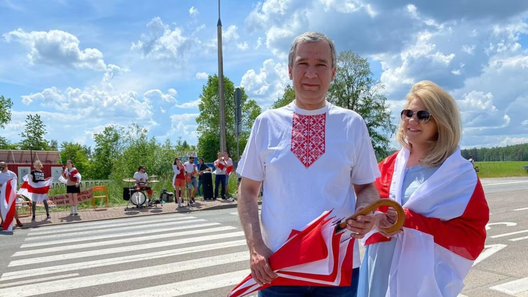 Павал Латушка і дачка Яна Павал Латушка і дачка Яна