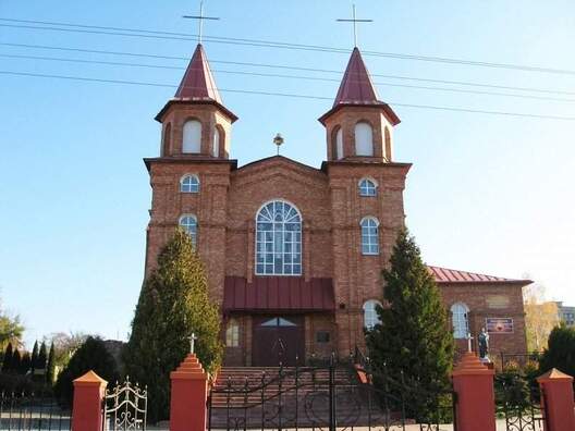 Ляхавічы. Касцёл Найсвяцейшага Сэрца Езуса. Фота Аляксандр Стельмах Ляхавічы. Касцёл Найсвяцейшага Сэрца Езуса. Фота Аляксандр Стельмах