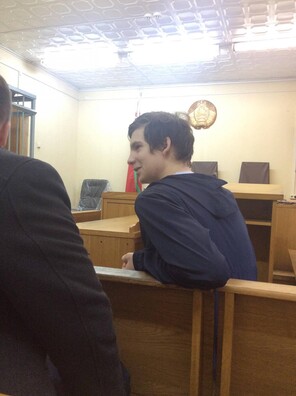 Мікалай Логвінаў у судзе Мікалай Логвінаў у судзе