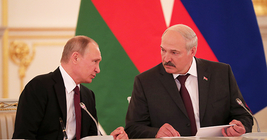 Пуцін прыязджае ў Мінск