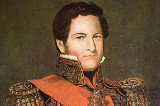 Фрагмент партрэта Мануэля Росаса, 1840 год. Крыніца выявы: wikimedia.org Фрагмент партрэта Мануэля Росаса, 1840 год. Крыніца выявы: wikimedia.org