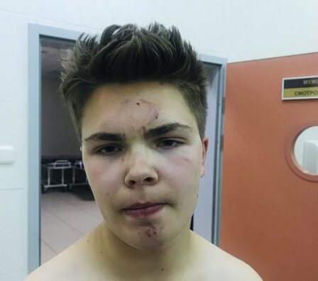 Марцін пасля вызвалення з Маскоўскага РУУСа. Фота прадастаўлена яго сям'ёй Марцін пасля вызвалення з Маскоўскага РУУСа. Фота прадастаўлена яго сям'ёй