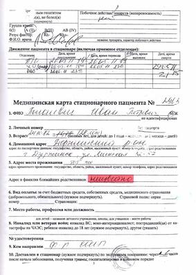 У медычнай карце запісана, што родзічы «не ўсталяваныя», хаця яны на той момант знаходзіліся ў бальніцы У медычнай карце запісана, што родзічы «не ўсталяваныя», хаця яны на той момант знаходзіліся ў бальніцы