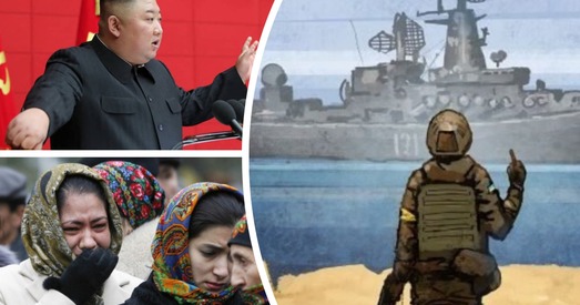 Сусветныя цікавосткі: Беражыся пешахода ў КНДР, хто паслаў рускі карабель і традыцыйныя каштоўнасці Туркменістану