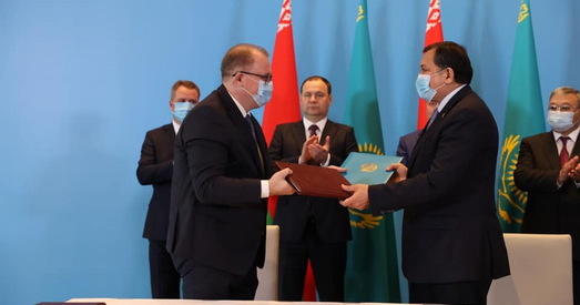 Беларусь і Казахстан падпісалі пагадненне аб пастаўках нафты