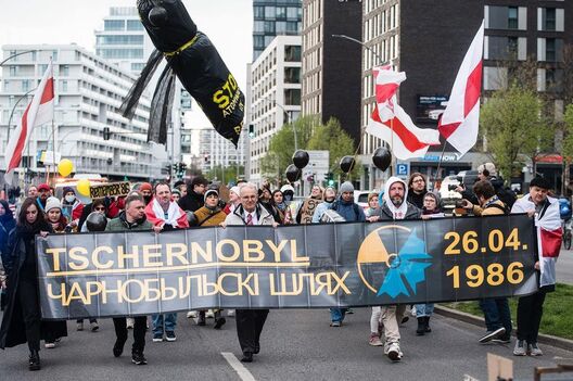 «Чарнобыльскі шлях» у Берліне, 2023 год. Фота з інстаграма Аб’яднання беларусаў Нямеччыны «RAZAM» https://www.instagram.com/razam.de/ «Чарнобыльскі шлях» у Берліне, 2023 год. Фота з інстаграма Аб’яднання беларусаў Нямеччыны «RAZAM» https://www.instagram.com/razam.de/