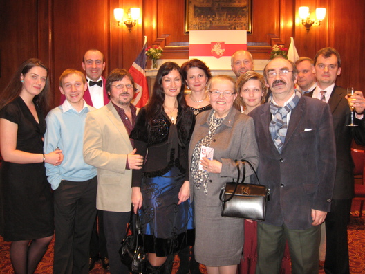 Пад час святкавання БНР у Лондане, 2008 год Пад час святкавання БНР у Лондане, 2008 год