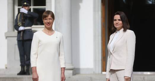 Святлана Ціханоўская сустрэлася з прэзідэнткай Эстоніі