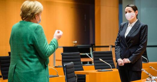 Святлана Ціханоўская сустрэлася з канцлерам ФРГ Ангелай Меркель