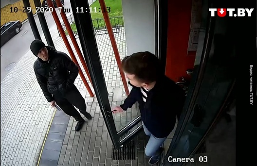 Кадр з відэа затрымання Кадр з відэа затрымання