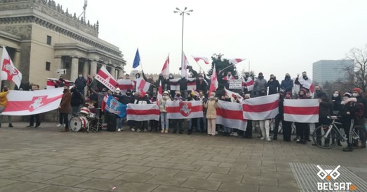 Беларусы замежжа зладзілі акцыі салідарнасці