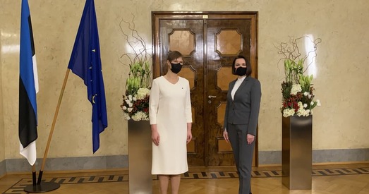 Святлана Ціханоўская сустрэлася з прэзідэнтам Эстоніі