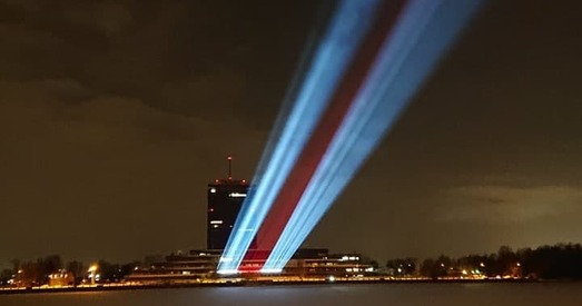 У Рызе адзначылі міжнародны дзень салідарнасці з Беларуссю: фотафакт