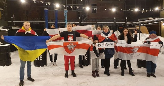 Беларусы Санкт-Пецярбургу правялі 189-ю акцыю салідарнасці