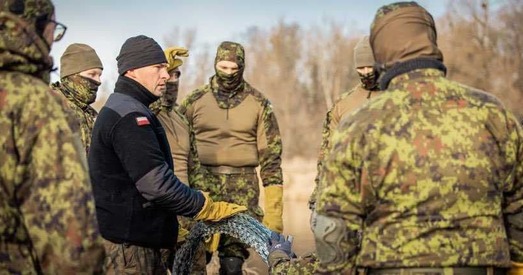 На мяжы з Беларуссю польскім службам дапамагаюць эстонскія вайскоўцы