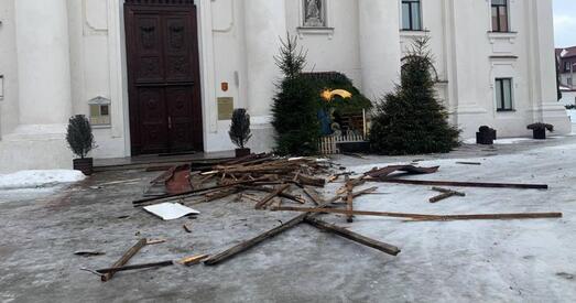 У Магілёве ўраган сарваў дах з касцёла XVIII стагоддзя