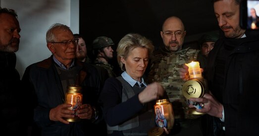 Прэзідэнт Еўракамісіі і прэм'ер Славакіі наведалі Бучу