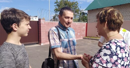 Журналіст Дзмітрый Суслаў на волі