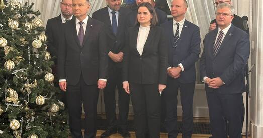 Анджэй Дуда заявіў, што падтымлівае змаганне за свабодную Беларусь