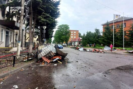 Атака РФ па Сумскай вобласці. Фота АВА Атака РФ па Сумскай вобласці. Фота АВА