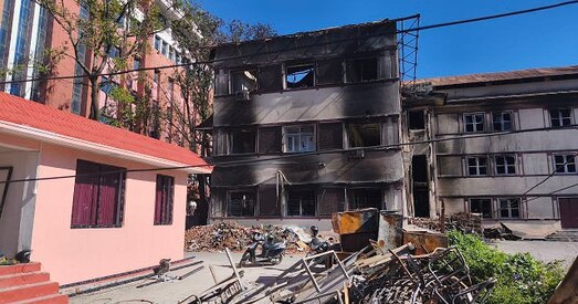 Непал пасля пратэстаў: фота, графіці і сляды «рэвалюцыі зумераў» у цэнтры Катманду