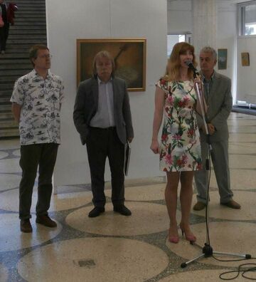 Адкрыццё выставы Сяргея Пісарэнкі Адкрыццё выставы Сяргея Пісарэнкі