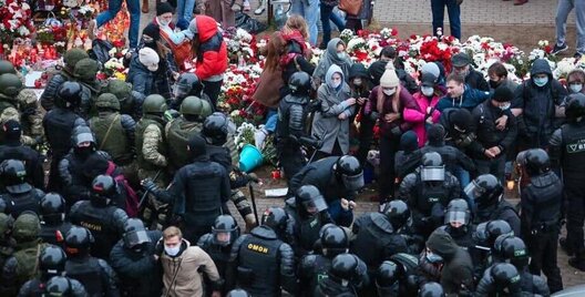 Затрыманні на плошчы Перамен. Фота Еўрарадыё Затрыманні на плошчы Перамен. Фота Еўрарадыё