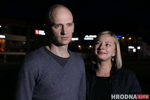 Уладзімір Навумік з жонкай Віталіяй Уладзімір Навумік з жонкай Віталіяй